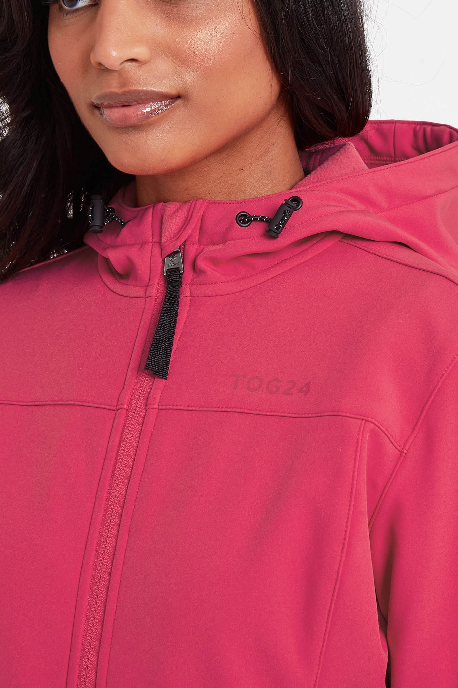 Pink softshell jacket top