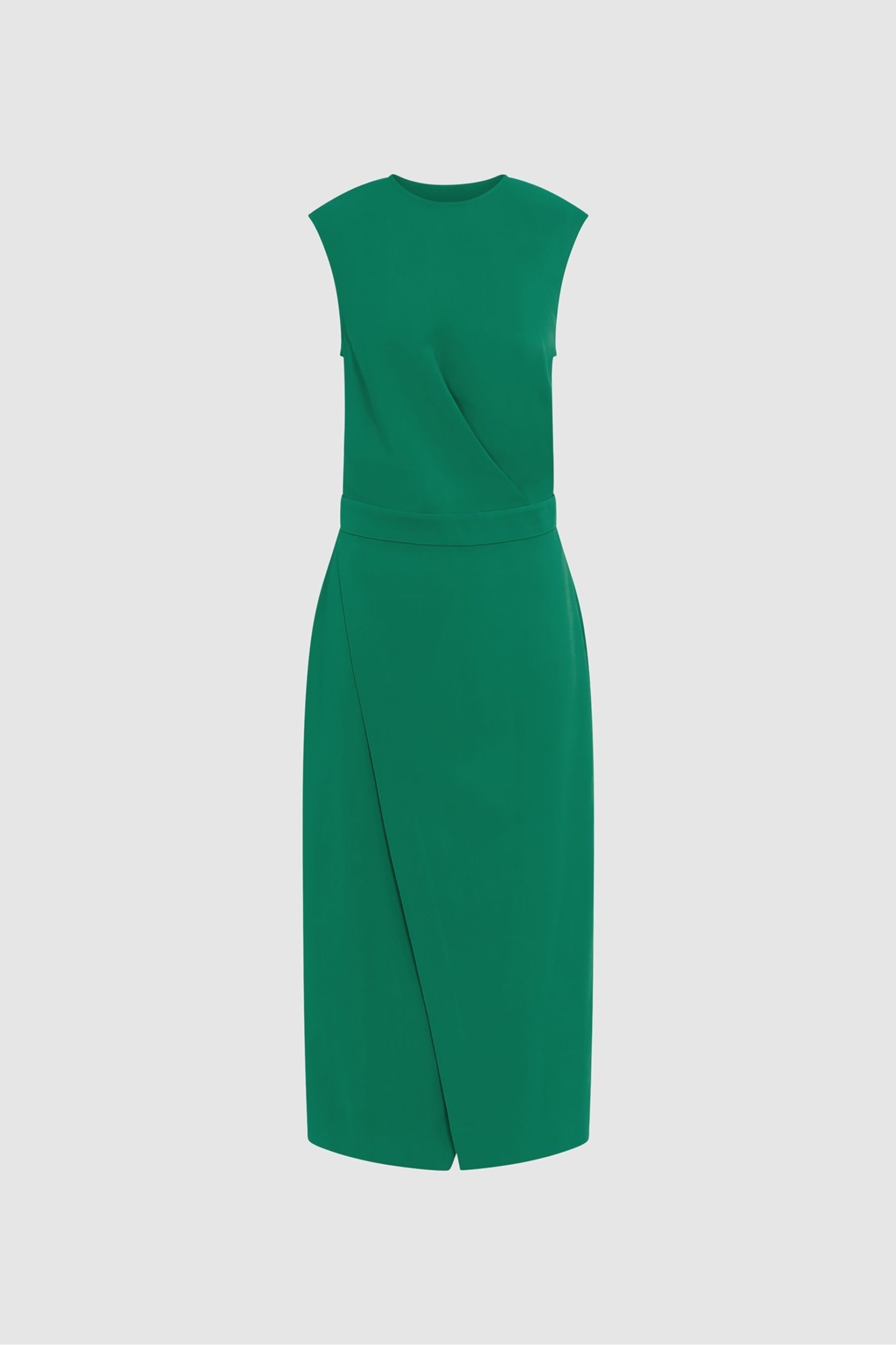 Reiss Green Layla Sleeveless Bodycon Dress - Image 2 of 6