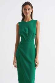 Reiss Green Layla Sleeveless Bodycon Dress - Image 3 of 6