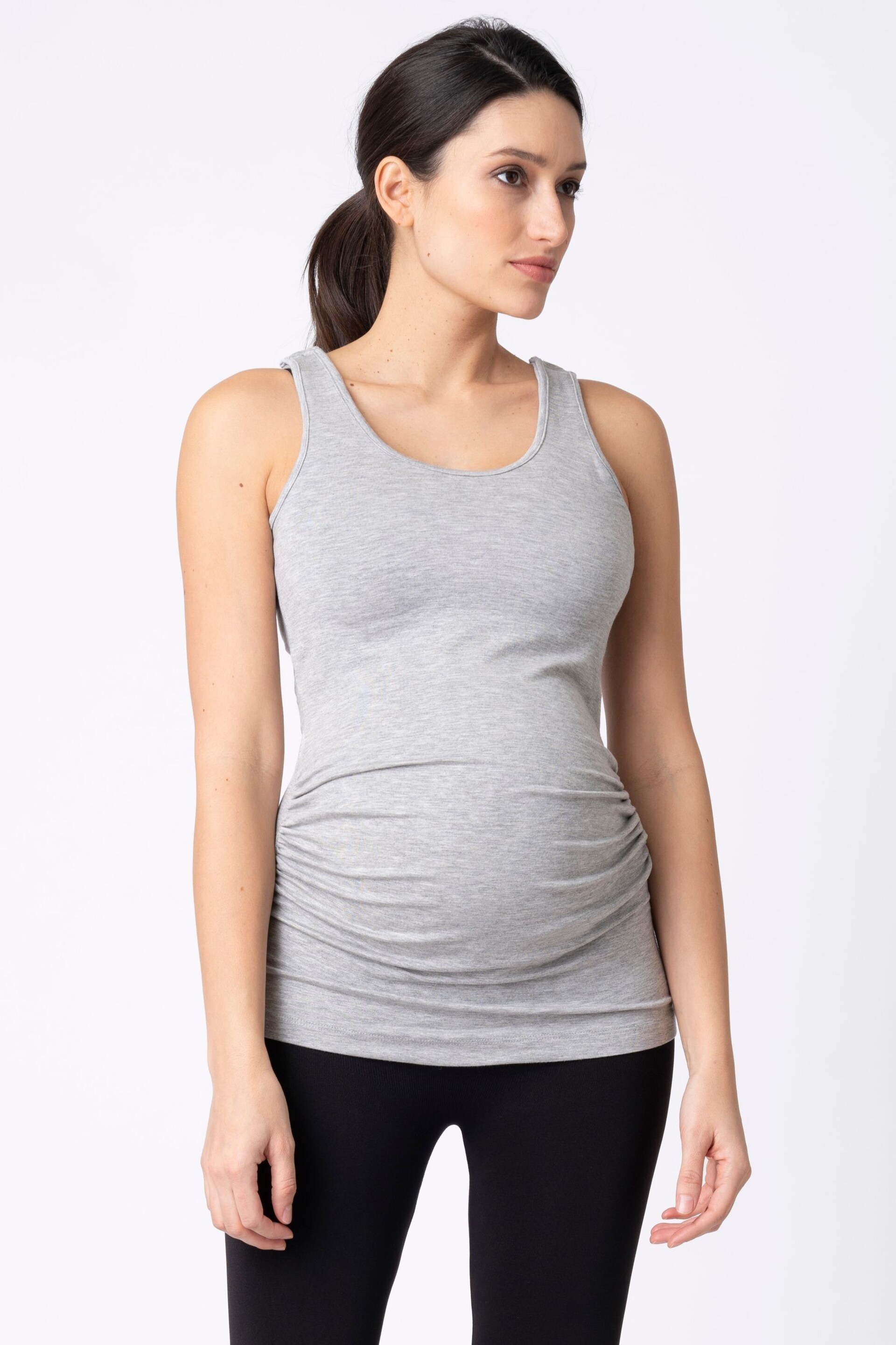 Seraphine Blue Maternity And Nursing Tops – Twin Pack - Image 3 of 12
