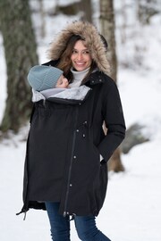 Seraphine Black 3 in 1 Winter Maternity Parka - Image 4 of 6