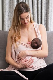 Seraphine Pink Blush Maternity Cotton Skin To Skin Top - Image 3 of 3