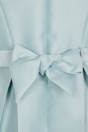 Monsoon Blue Duchess Twill Bardot Prom Dress - Image 2 of 2