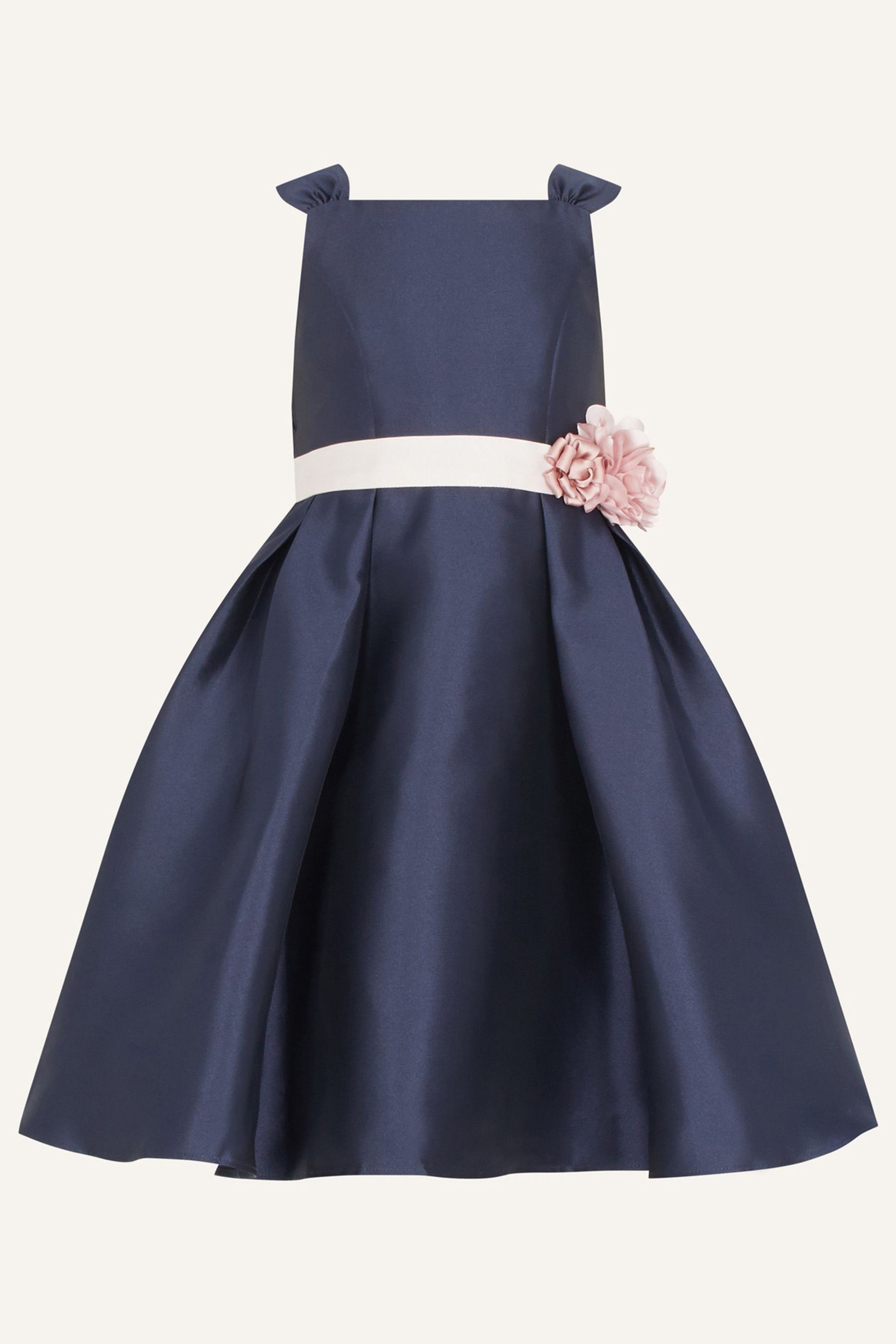 Buy Monsoon Blue Audrey Duchess Twill Bridesmaid Dress from Next Luxembourg