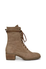 Celtic & Co. Camel Block Heel Derby Boots - Image 1 of 6