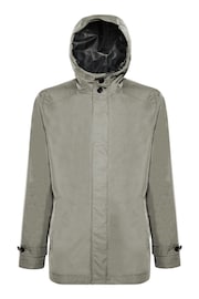 Geox Mens Grey Bayle Parka Jacket - Image 1 of 5