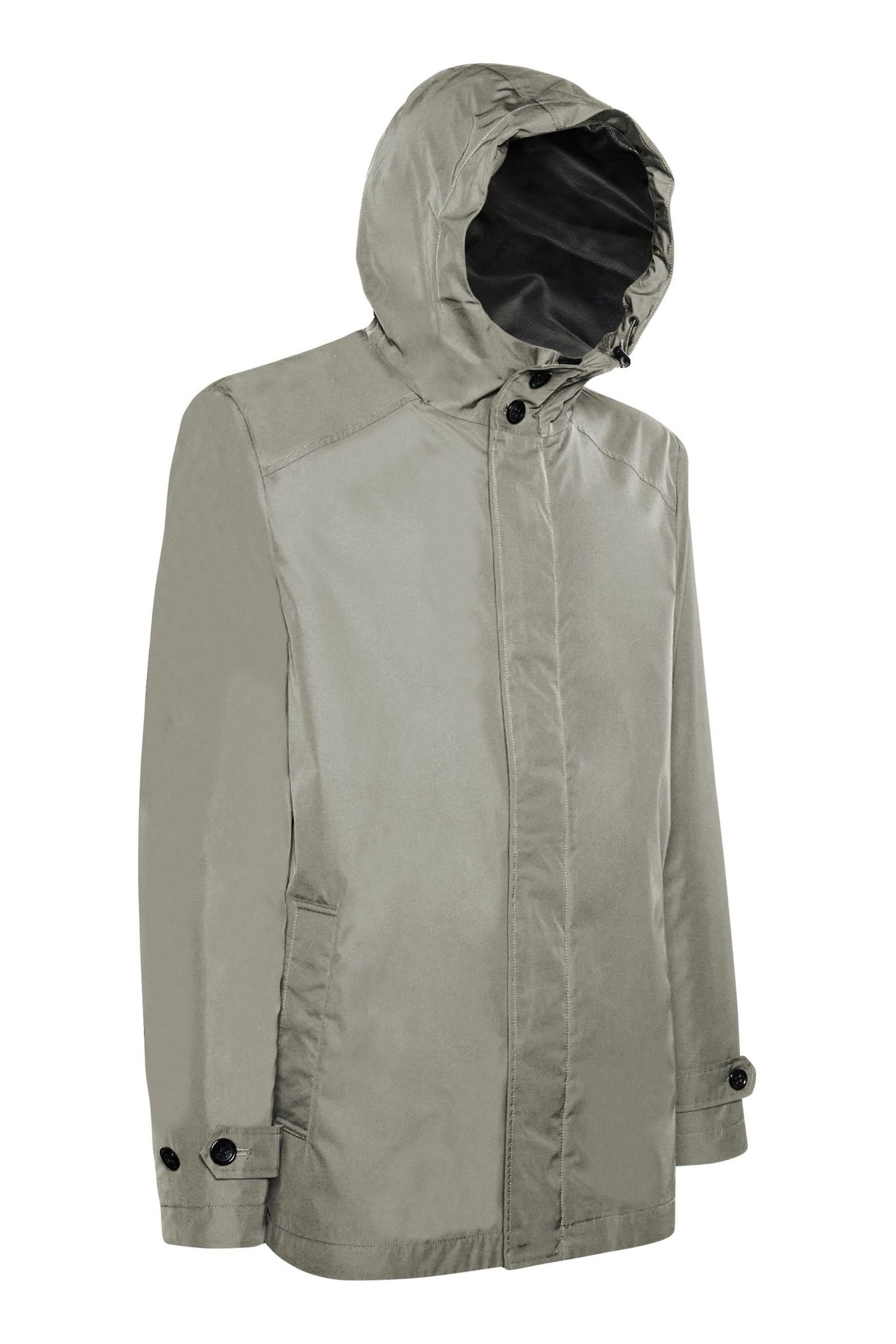 Geox Mens Grey Bayle Parka Jacket - Image 3 of 5