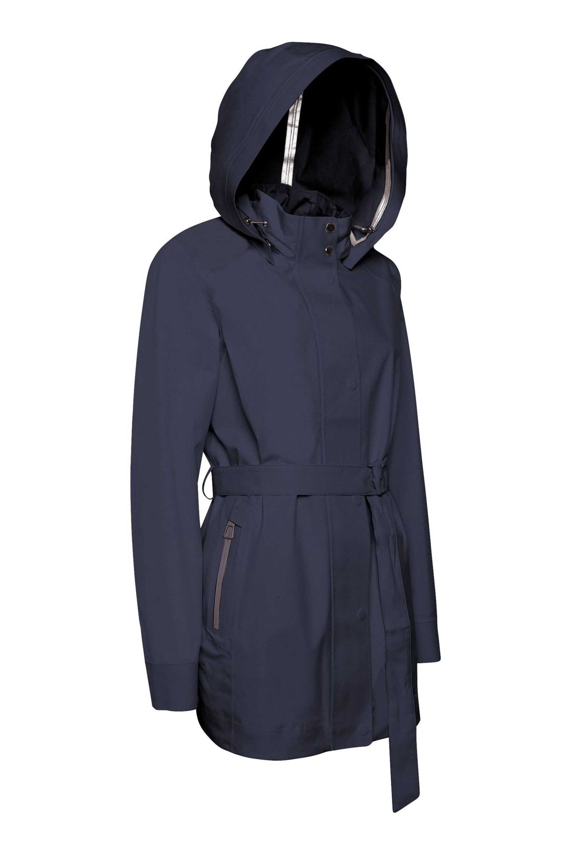 Geox Womens Blue Gendry Jacket - Image 3 of 6