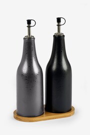 Black/Grey Set of 2 Oil Bottles Set of 2 Bronx Oil Bottles - Image 4 of 4