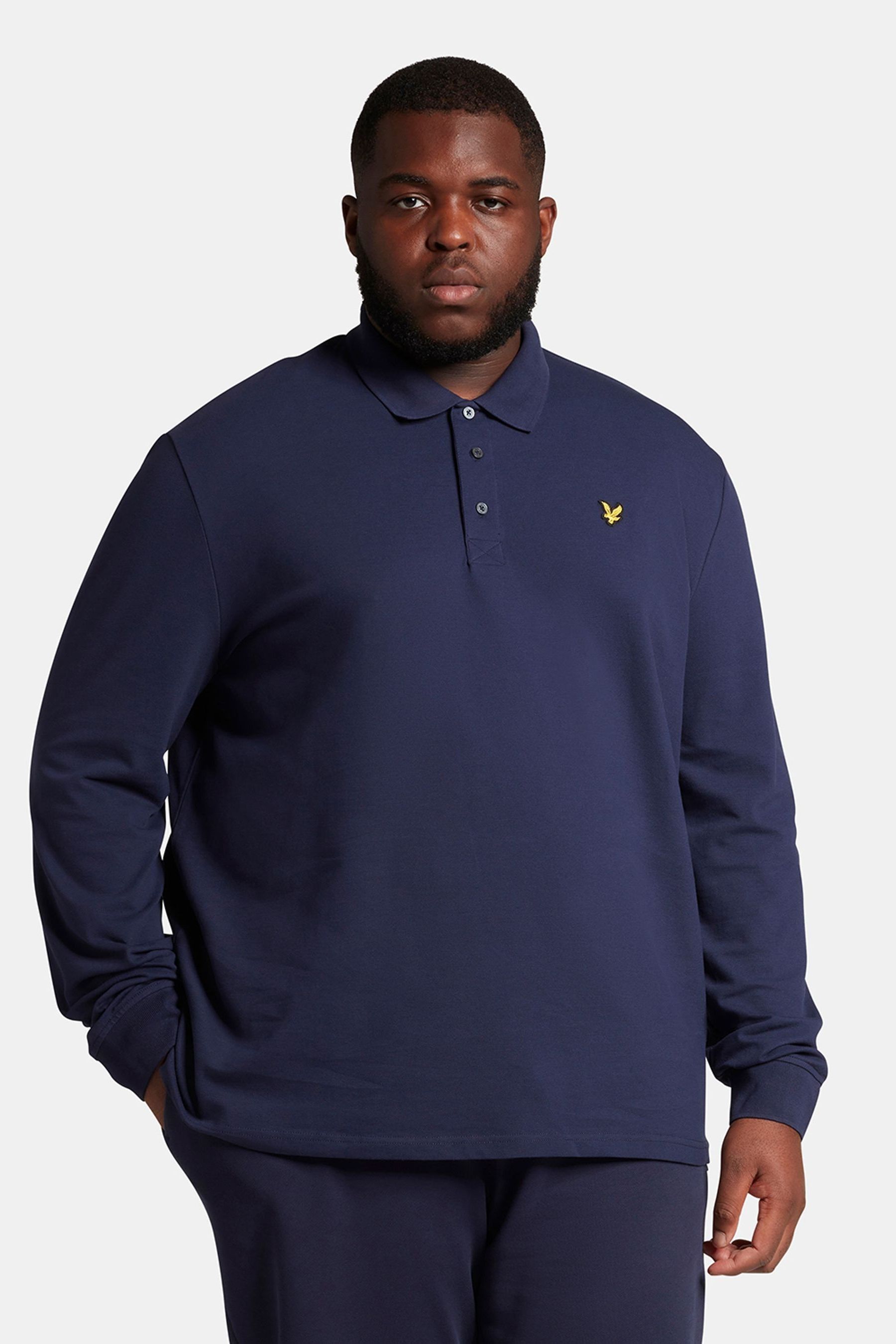 Lyle and scott long sleeve polo sale clearance