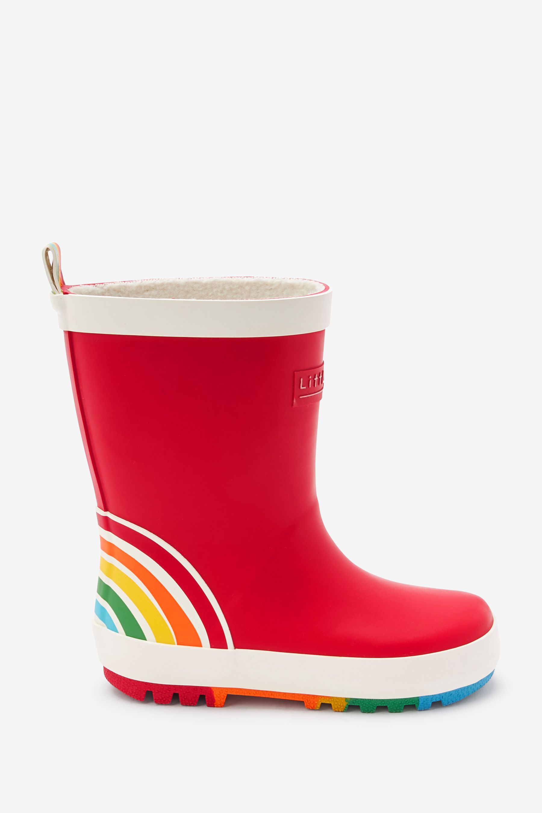 Buy Little Bird by Jools Oliver Red Retro Rainbow Wellies from Next Luxembourg
