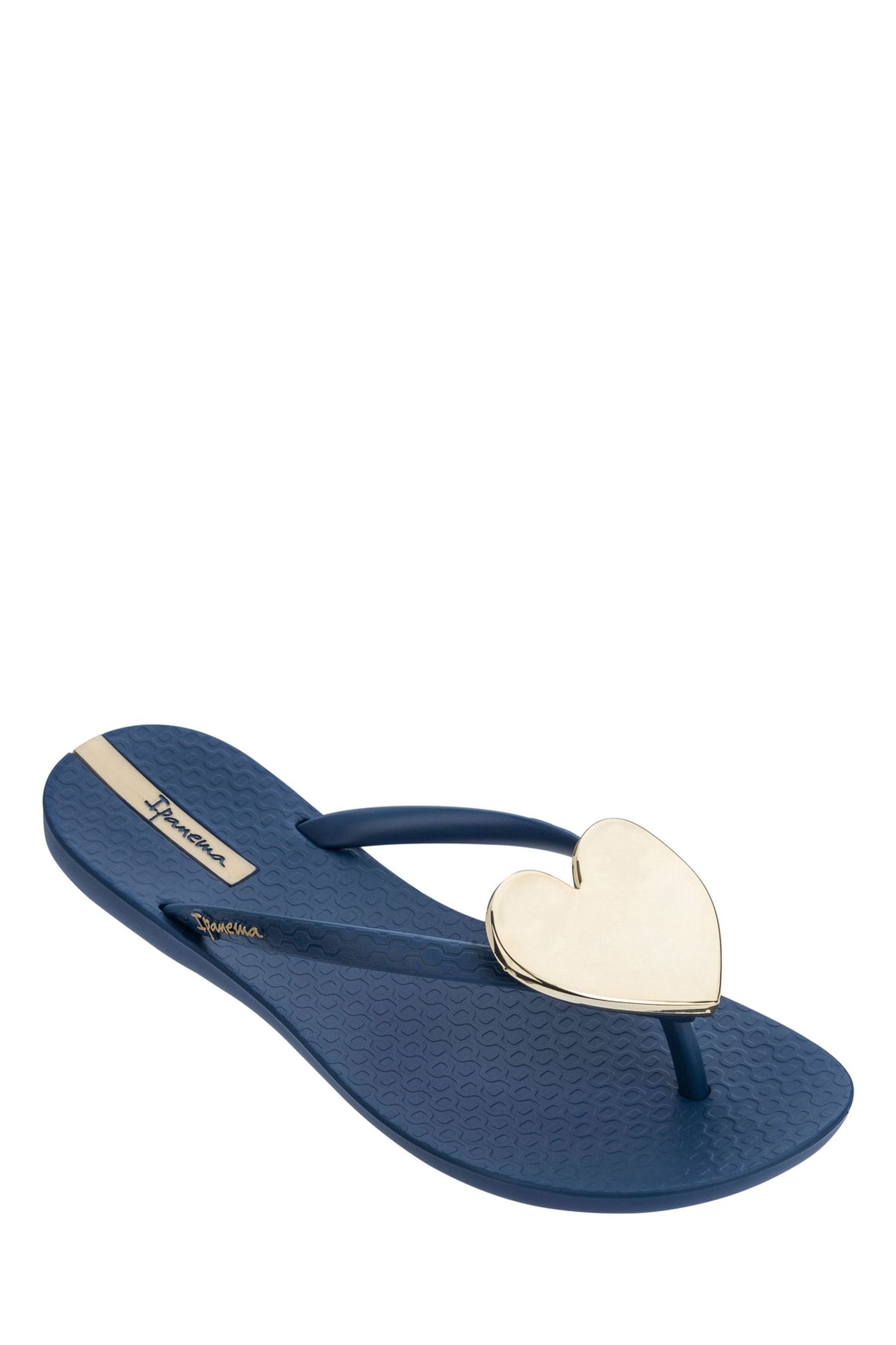 Heart flip flop clearance
