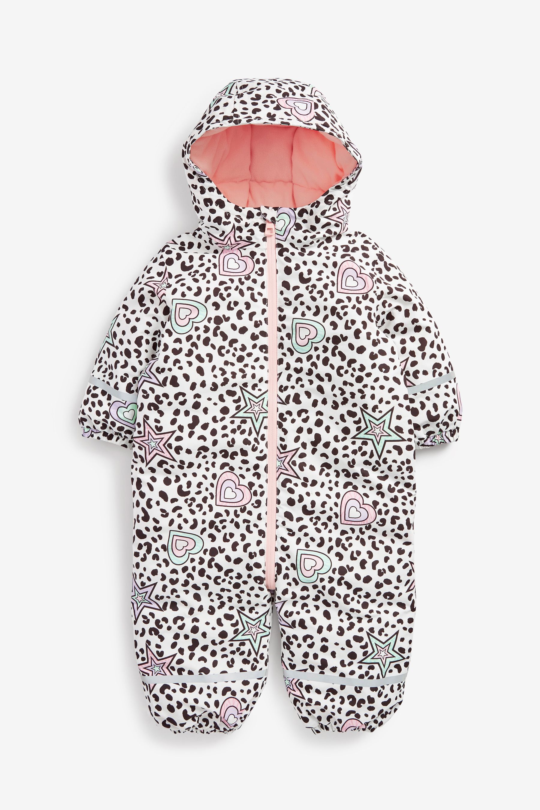 Buy Multi Pastel Leopard Shower Resistant Snowsuit 3mths 7yrs from Next Luxembourg