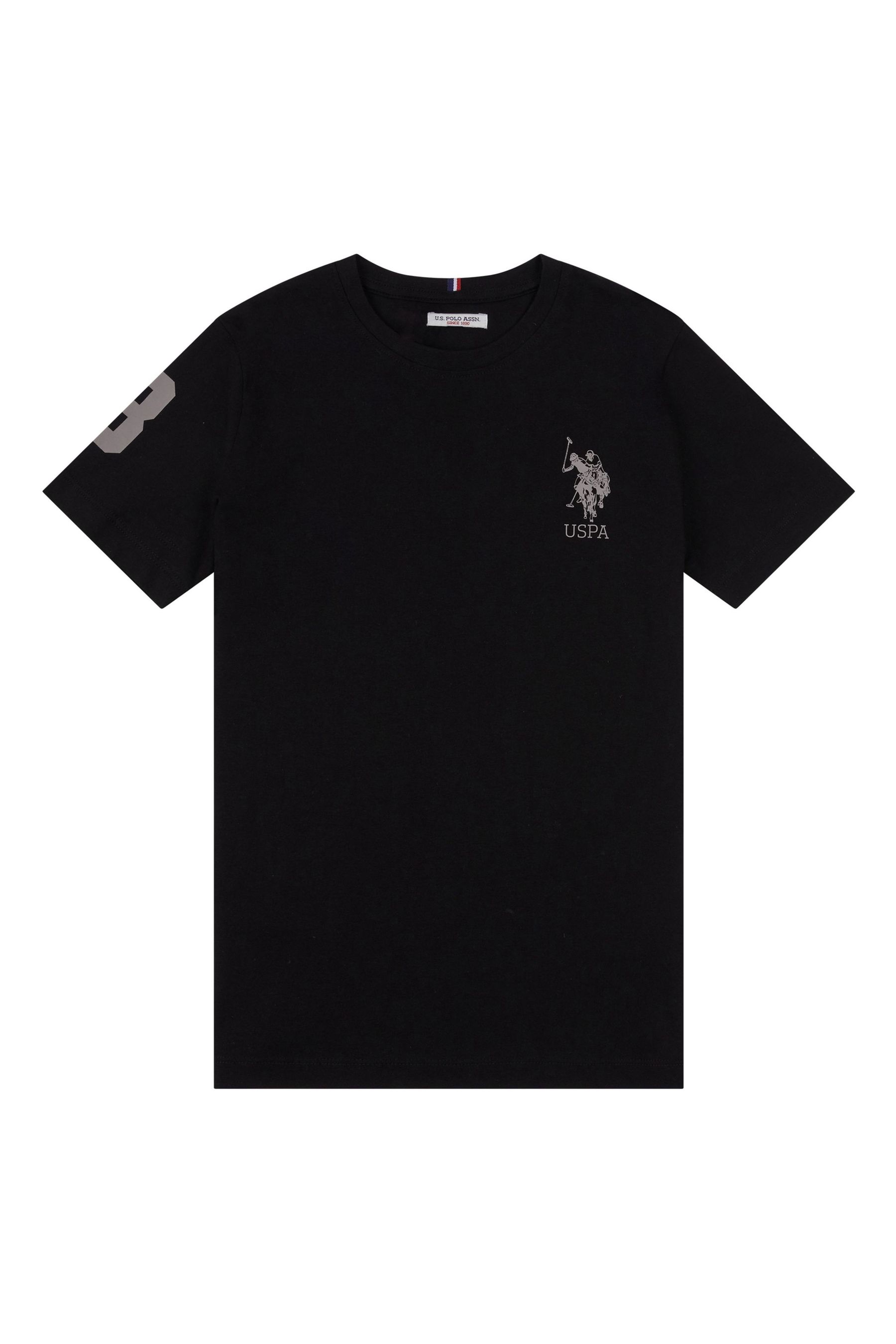 Us polo assn black t shirt online