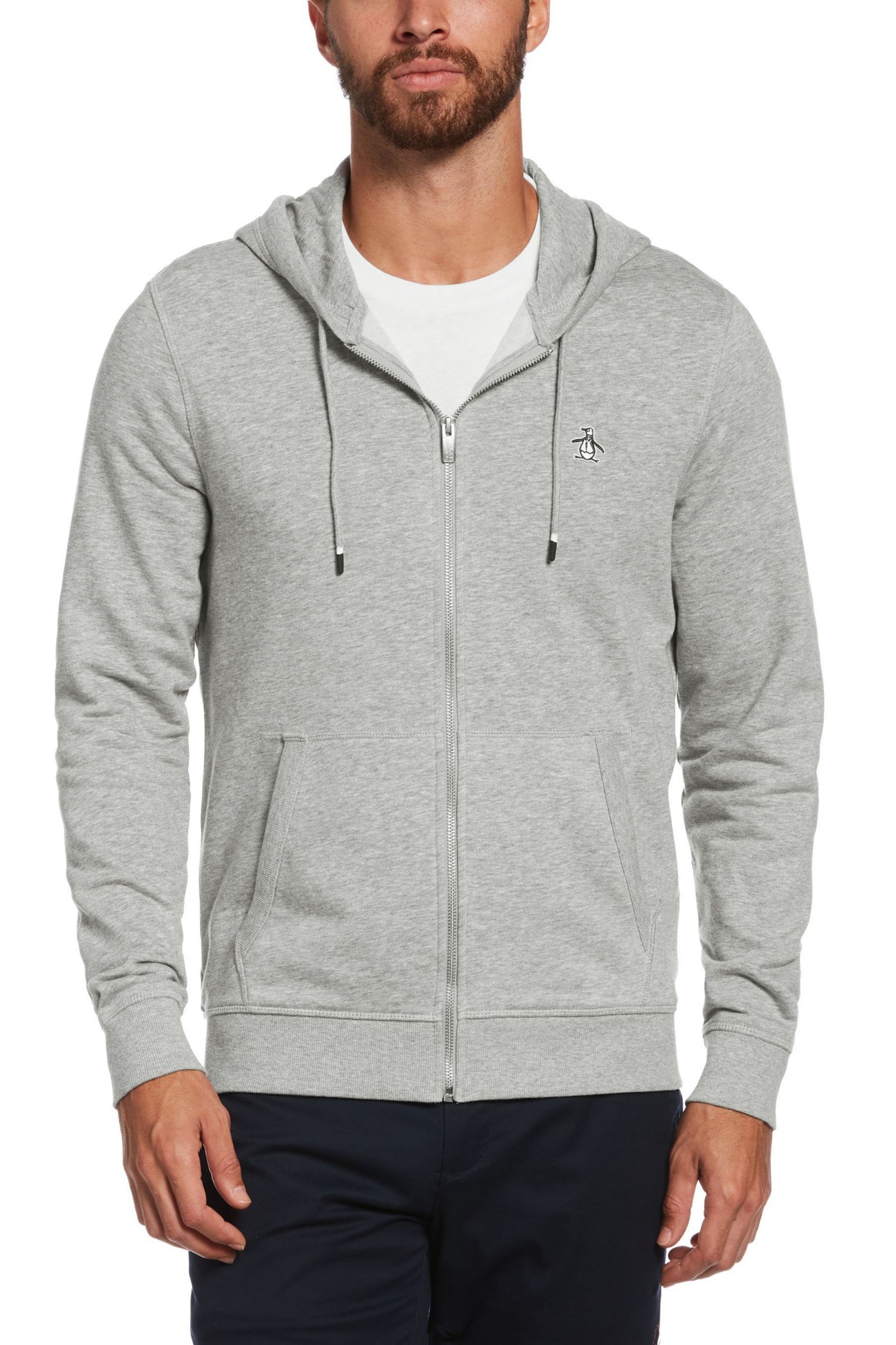 Original Penguin Sticker Pete Zip Hoodie
