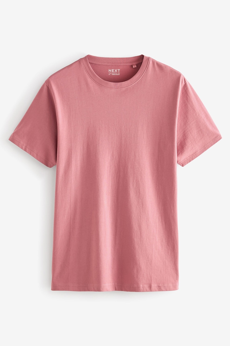 Rosa claro - Camiseta básica con cuello redondo - Imagen 2 de 2