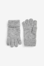 Grey Soft Ribbed Hat, Gloves And Scarf Set (3-16yrs) - Image 4 of 5