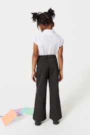 Clarks Grey Bootcut Girls Ponte School Trousers - Image 3 of 10