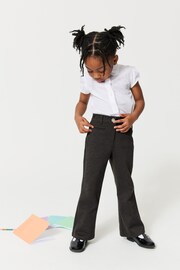 Clarks Grey Bootcut Girls Ponte School Trousers - Image 3 of 9