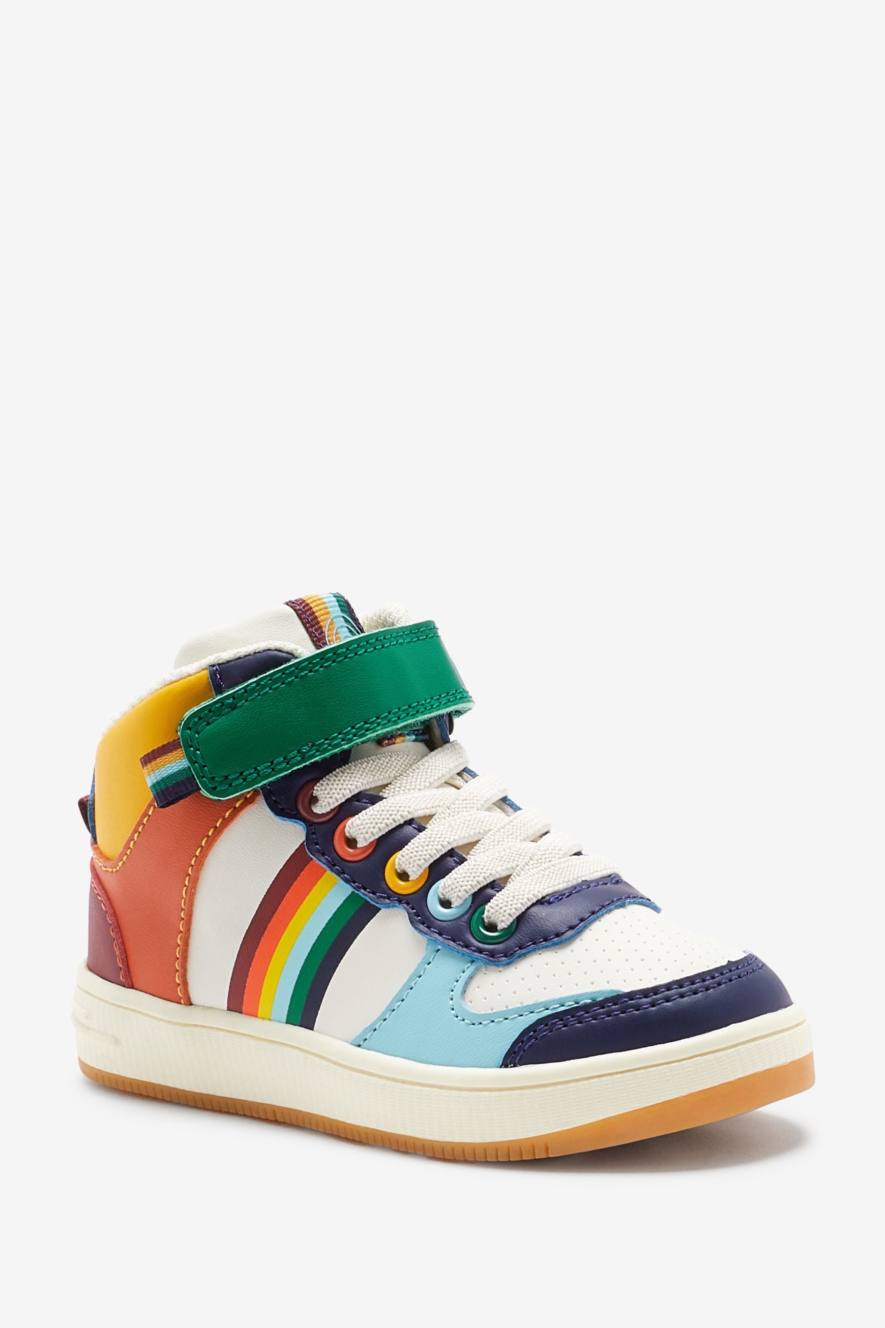 Buy Little Bird by Jools Oliver Rainbow Younger High Top Trainers from Next Luxembourg