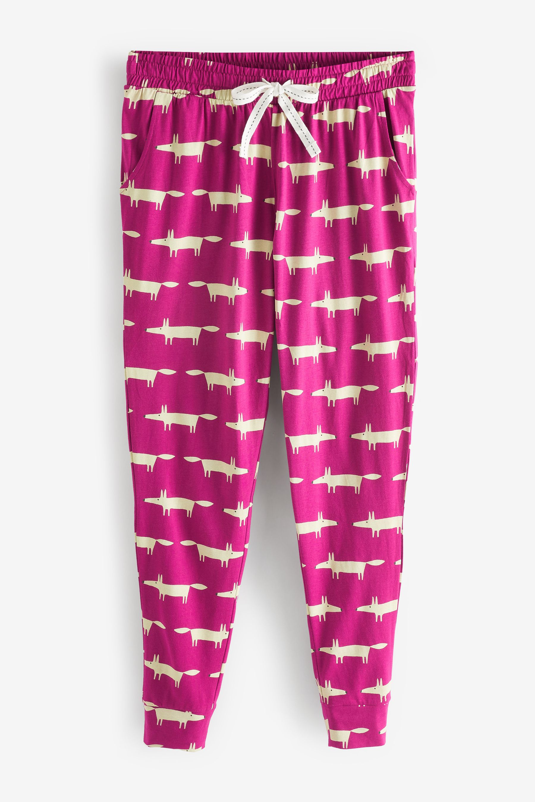 Buy Purple Mr Fox Scion At Next Cotton Jersey Pyjamas from Next Luxembourg