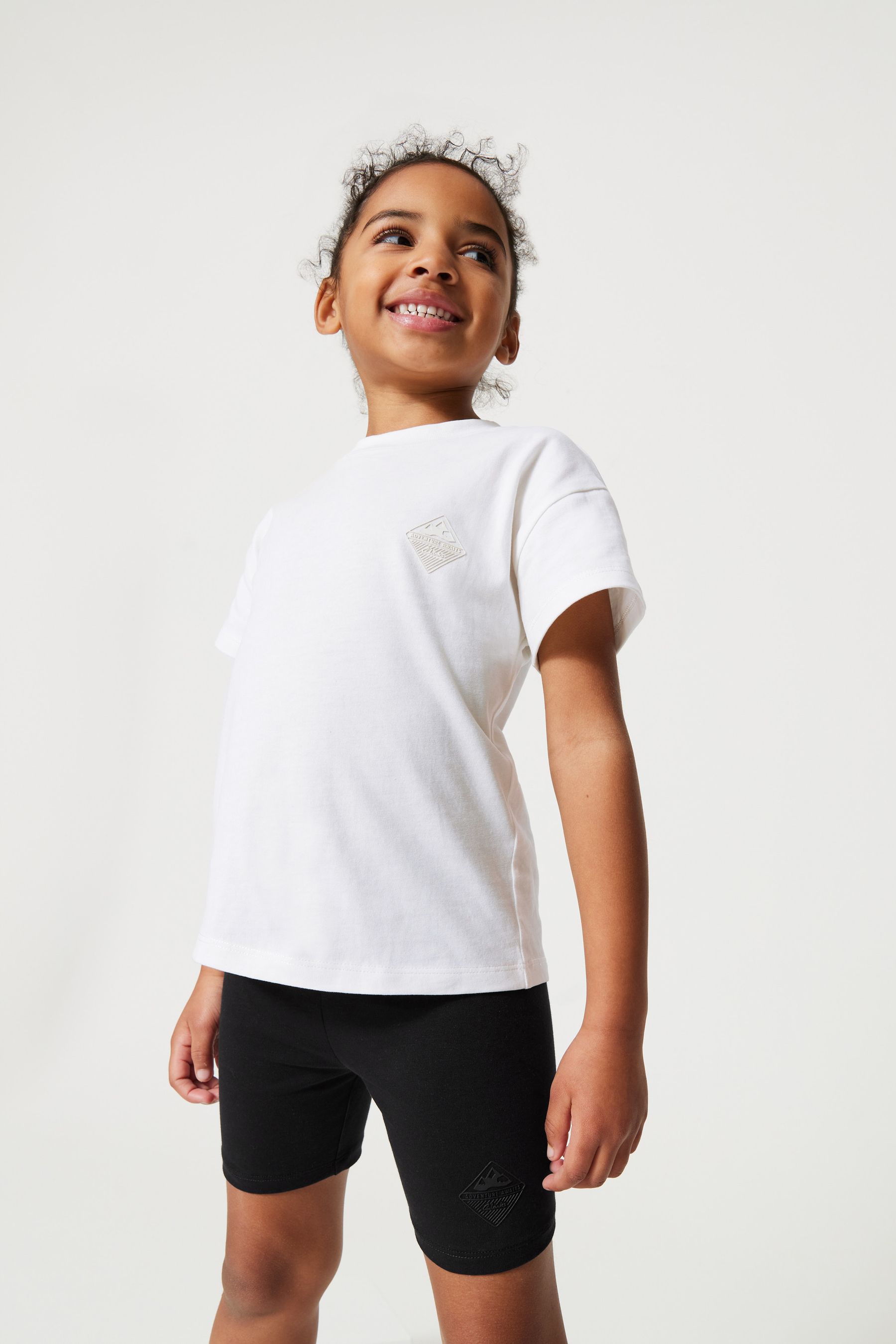 Girls white pe shorts hotsell