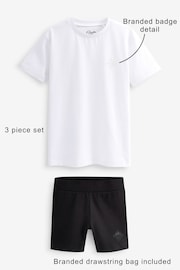 Clarks White Girls T-Shirt, Shorts and Bag PE Kit - Image 5 of 9