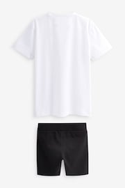 Clarks White Girls T-Shirt, Shorts and Bag PE Kit - Image 7 of 9