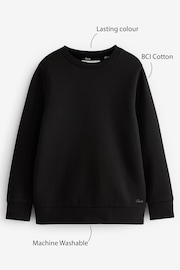 Clarks Black Boys School Long Sleeve Sweat Top - Image 11 of 11