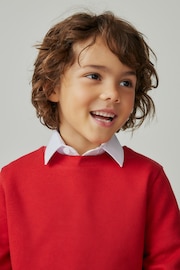 Clarks Red School Crew Neck Sweater - Image 5 of 5