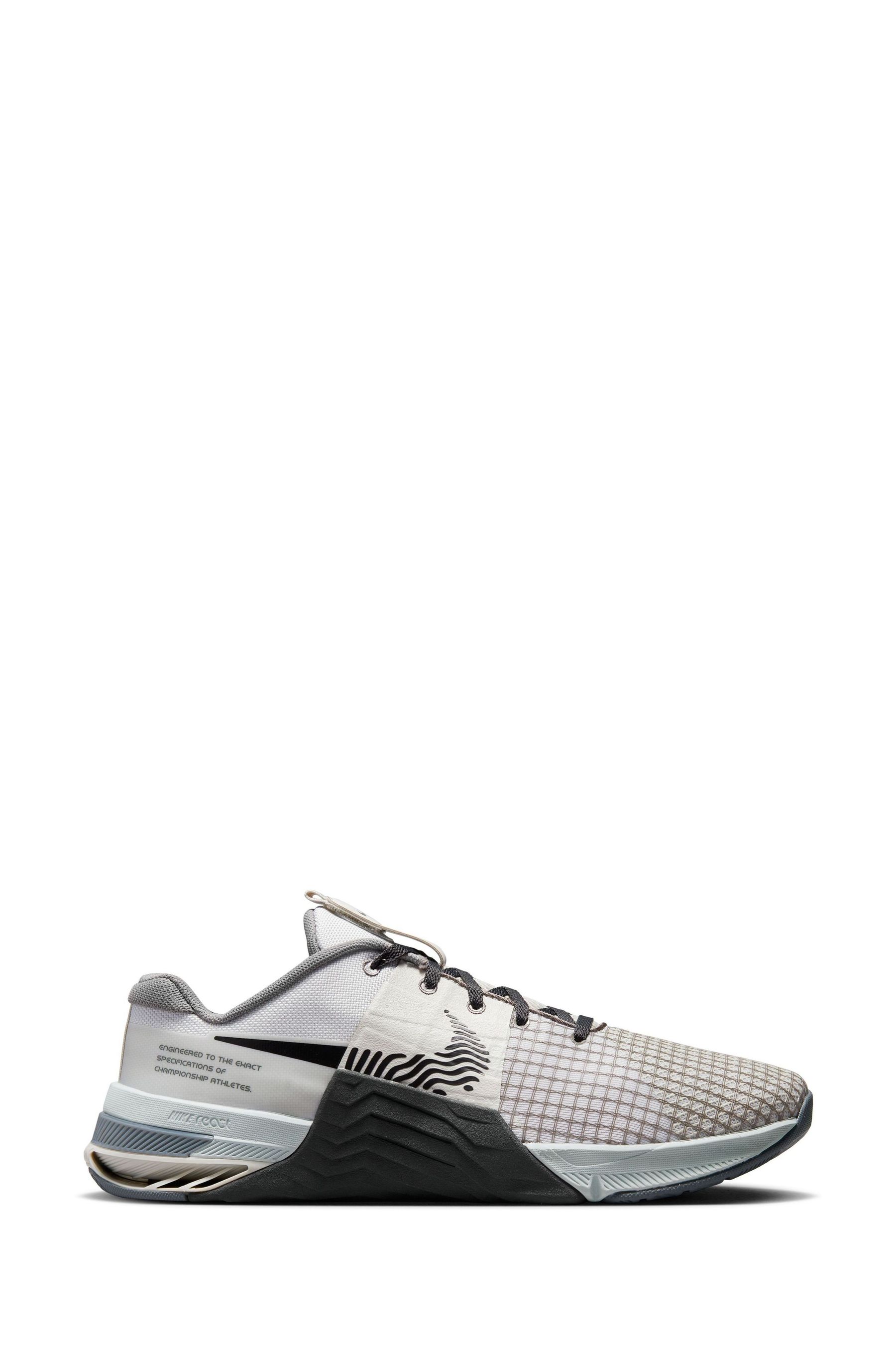 Buy Nike Beige Metcon 8 Training Trainers from Next Luxembourg
