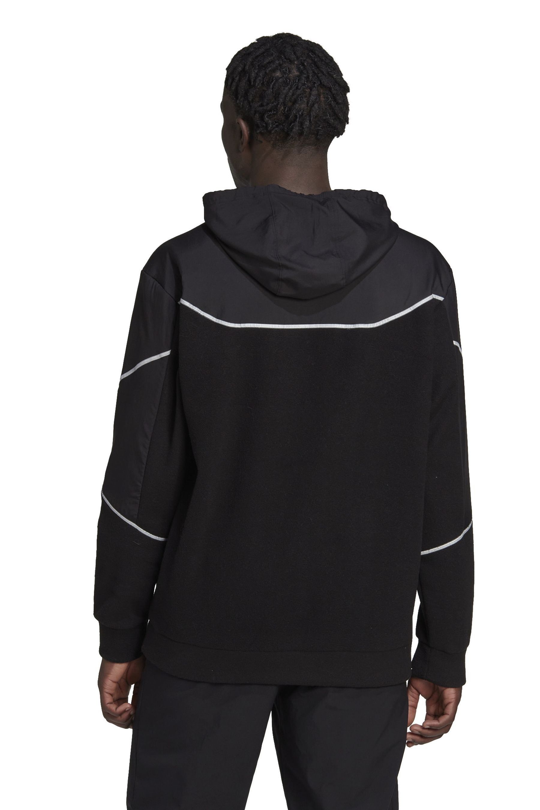 Buy adidas Black Sportswear Essentials Reflect in the Dark Polar Fleece Hoodie from Next Lithuania