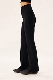 Girlfriend Collective Flare Black Leggings - Image 3 of 6