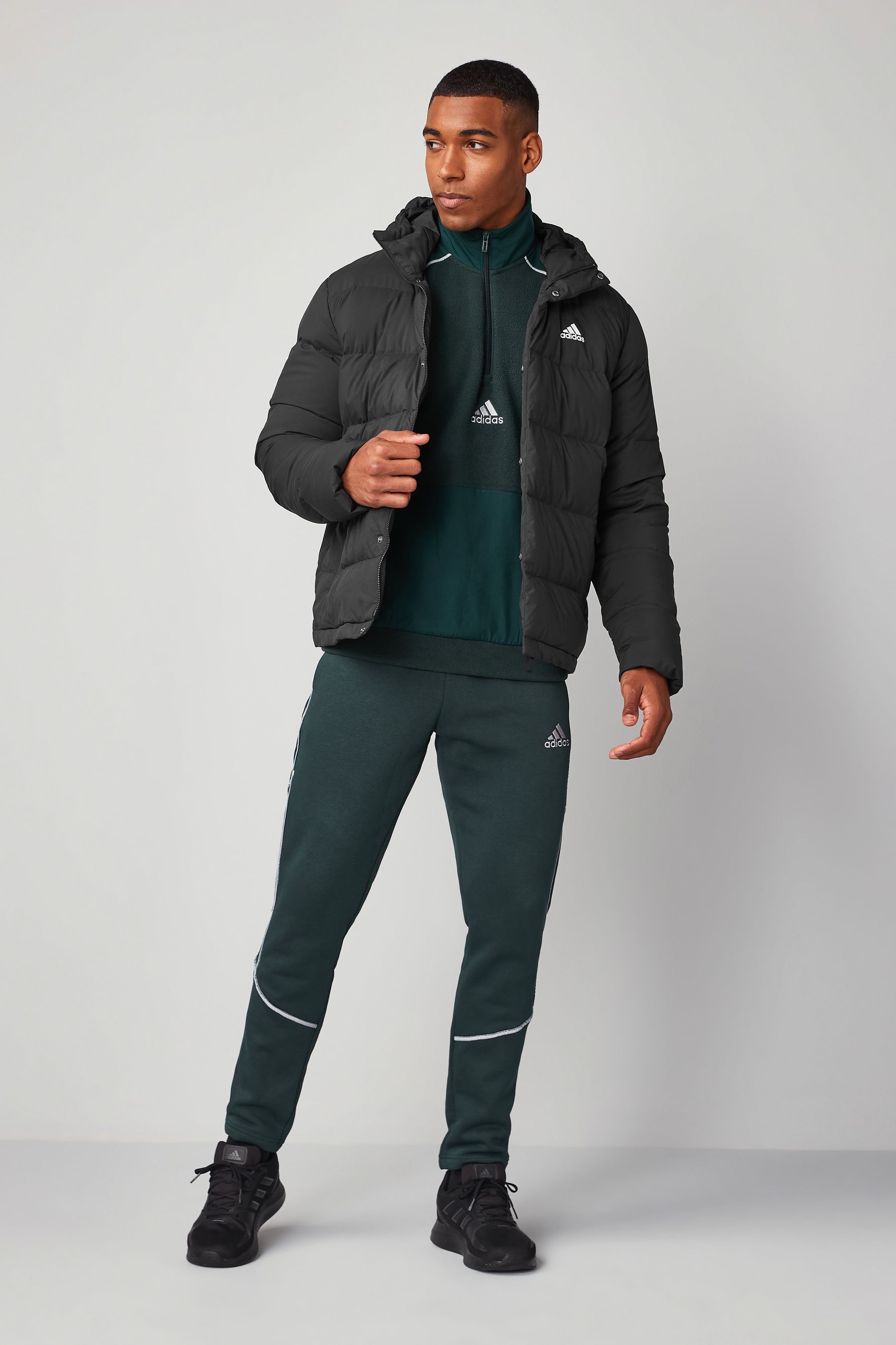 Helionic hooded down jacket shop