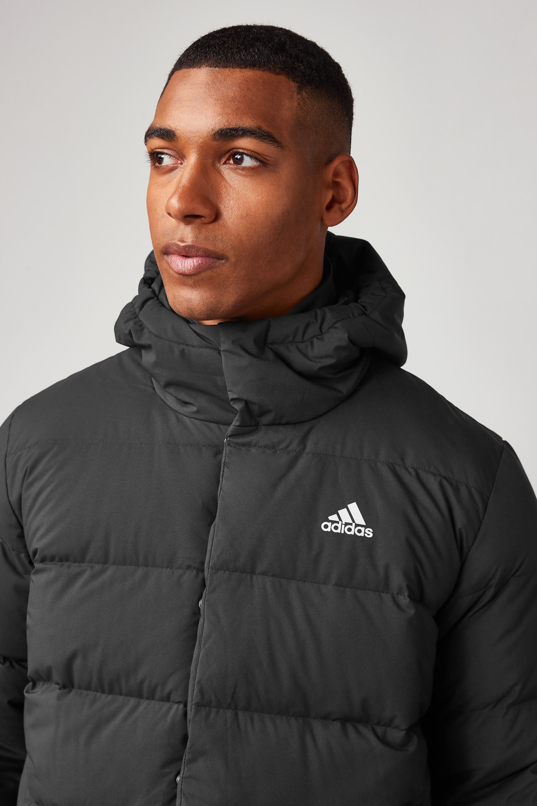 Helionic hooded down jacket hotsell