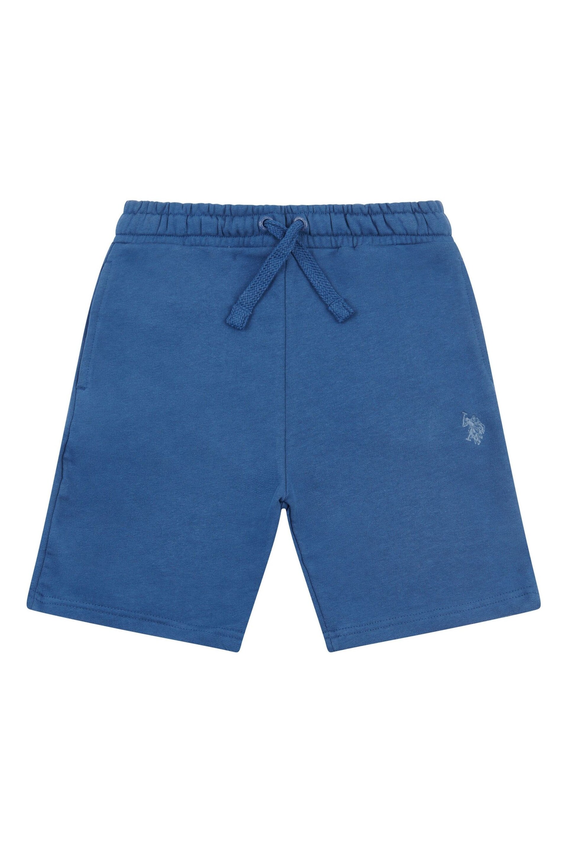 U.S. Polo Assn Blue Core F/T Sweat Shorts - Image 1 of 3