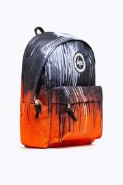 Hype Unisex Orange Drips Crest Backpack - Image 2 of 6