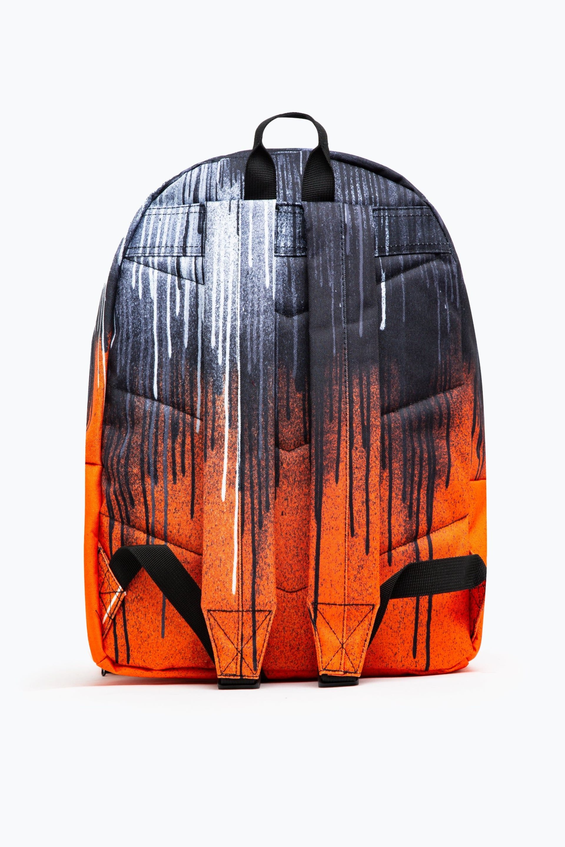 Hype Unisex Orange Drips Crest Backpack - Image 3 of 6