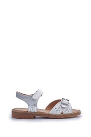 Start-Rite Holiday Leather Buckle & Rip-Tape Sandals F Fit - Image 1 of 6