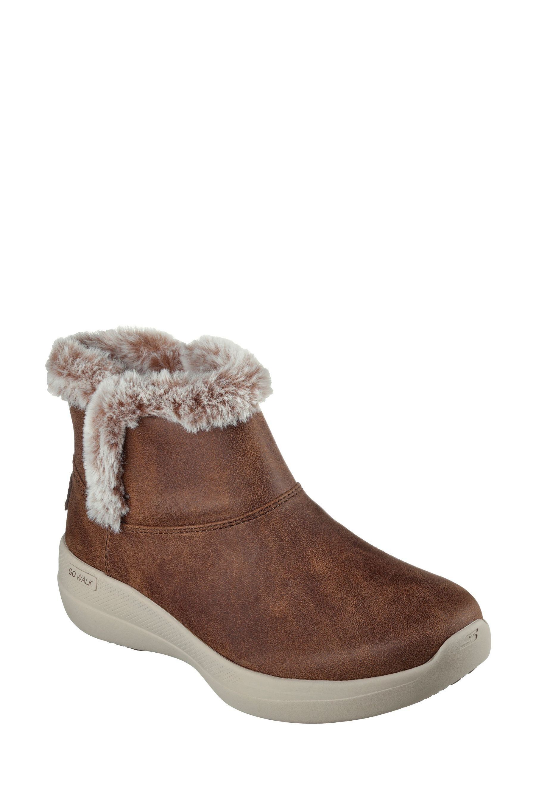 Buy Skechers Brown GO WALK Stability Womens Boots from Next Luxembourg