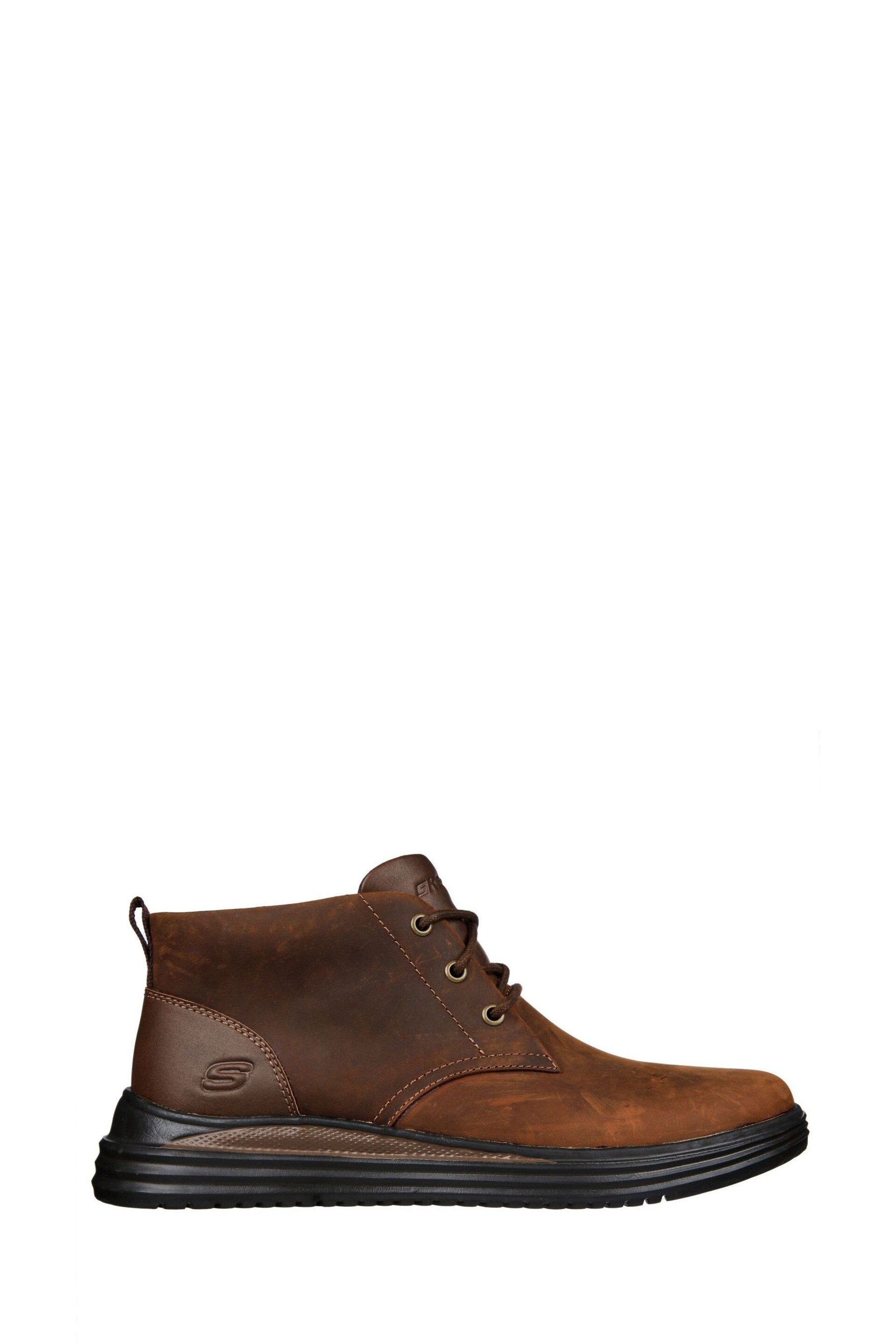 Skechers Brown Proven Mens Boots - Image 1 of 5