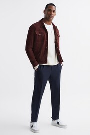 Reiss Ecru Spires Merino V-Neck Relaxed Jumper - Image 7 of 7