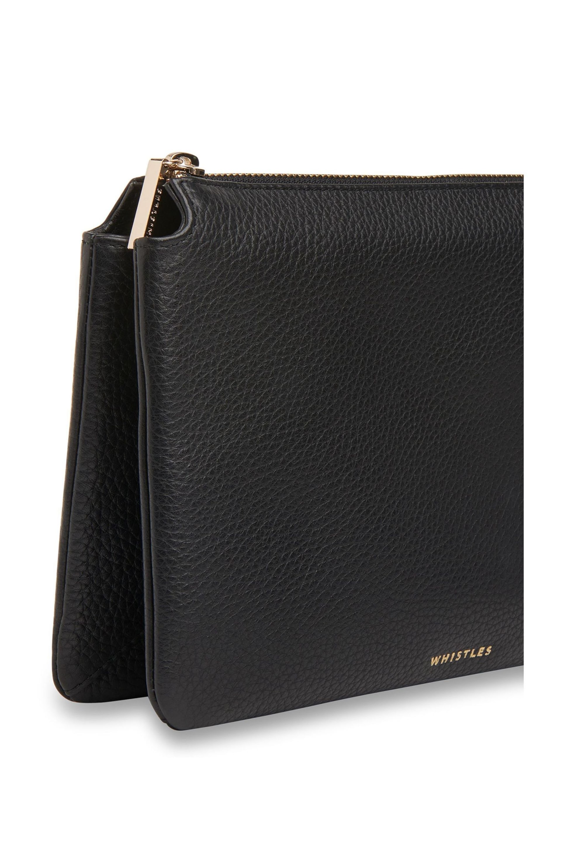 Whistles Gold Elita Double Pouch Clutch - Image 4 of 4