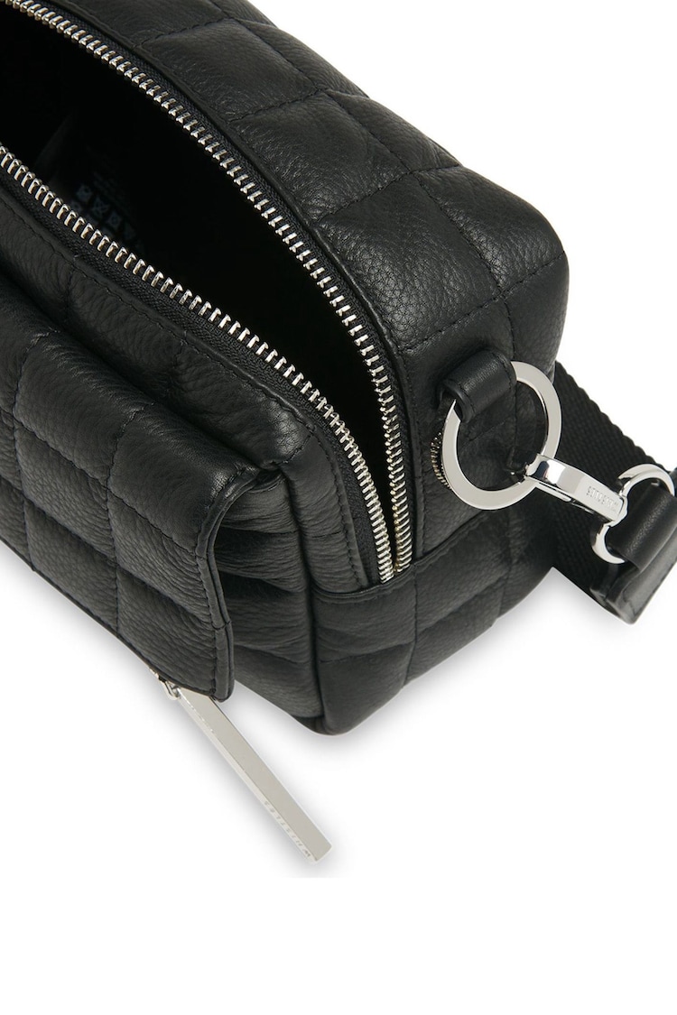 Whistles Black Quilted Bibi Cross-Body Bag - Image 4 of 4