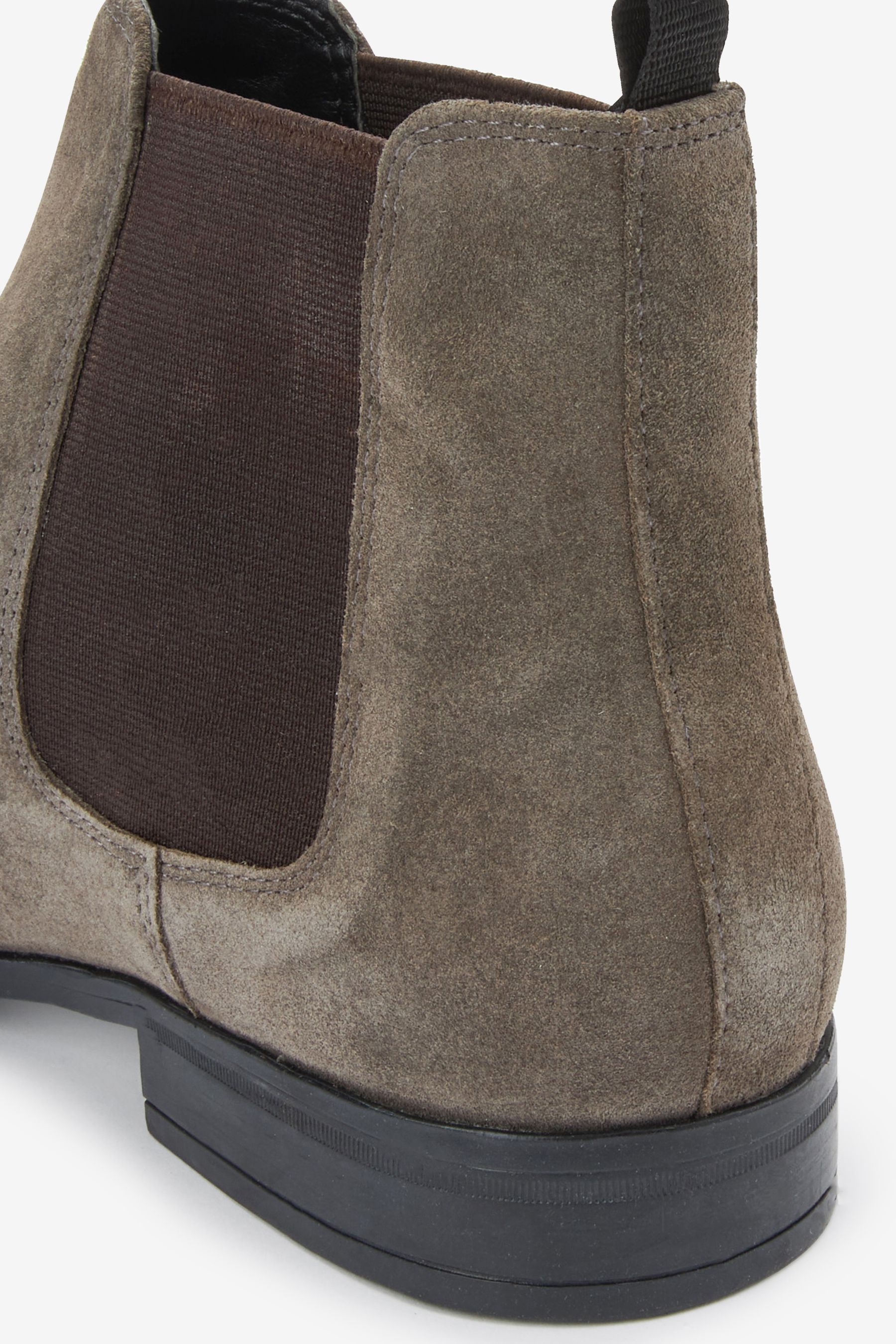 Buy Grey Suede Chelsea Boots from Next Luxembourg