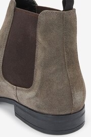 Grey Suede Chelsea Boots - Image 7 of 7