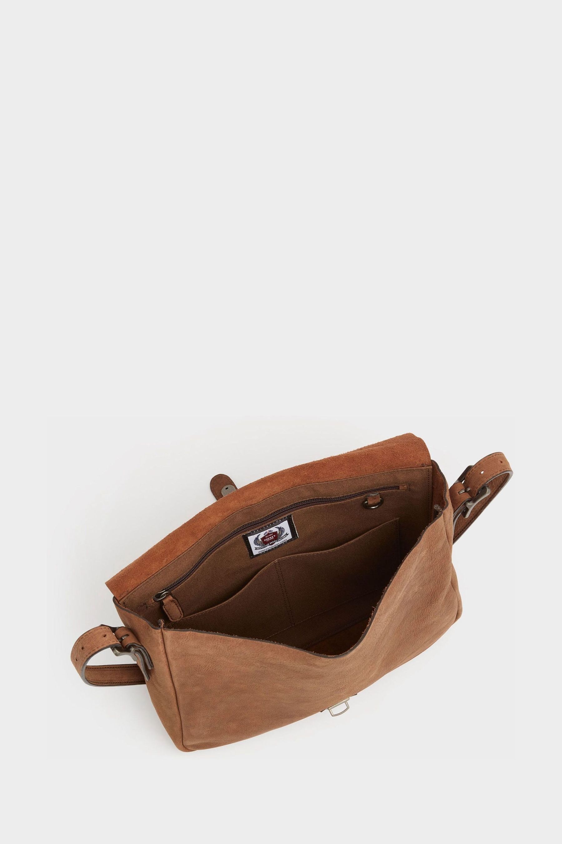Clayton leather satchel discount