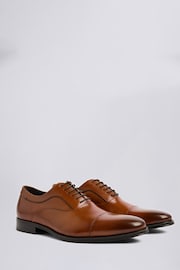 MOSS Tan John Guildhall Oxford Shoes - Image 1 of 5