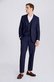 MOSS Ink Blue Suit Jacket - Image 5 of 8