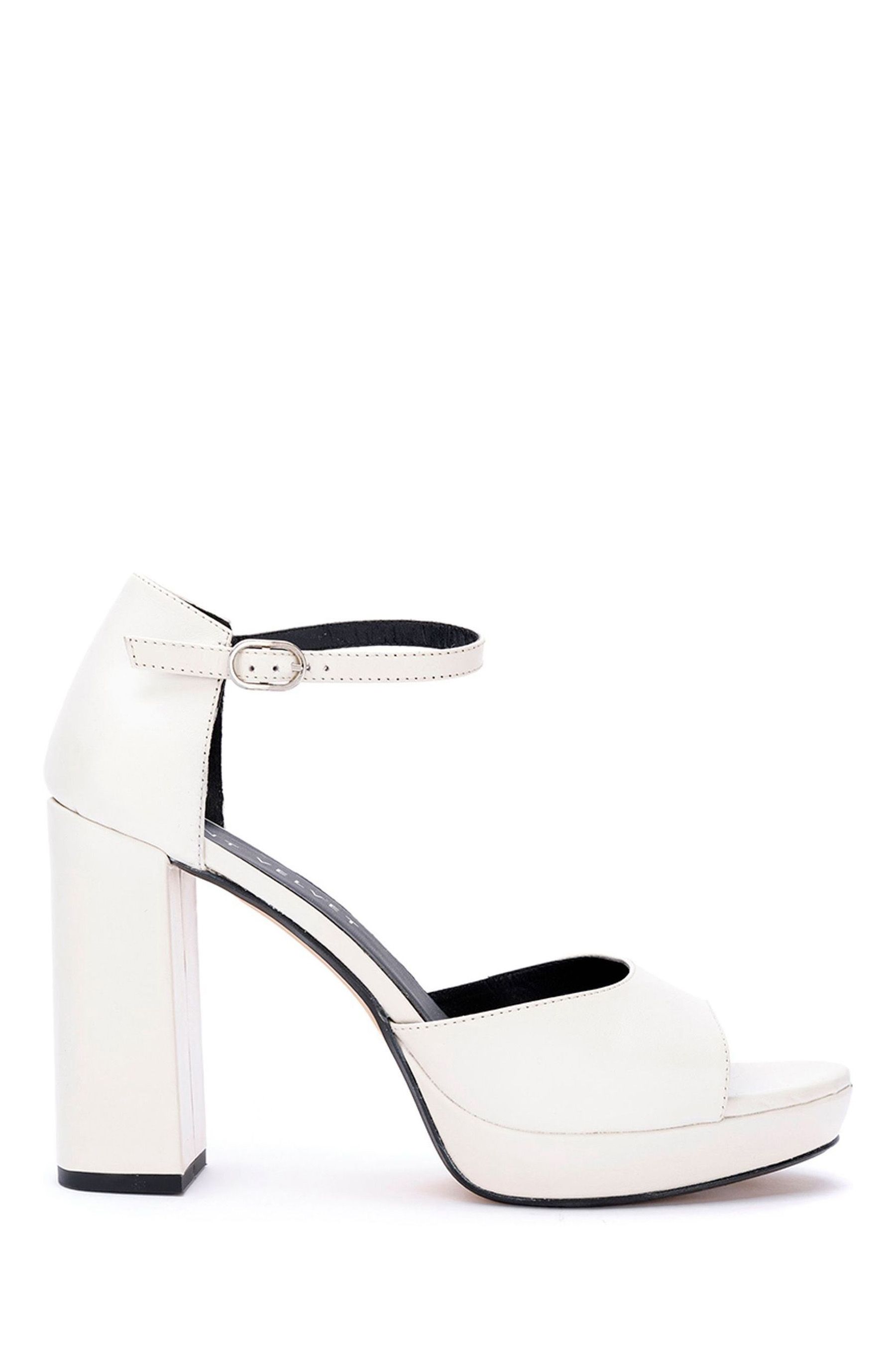 Off white platform heels store